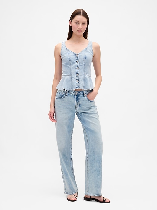 Image number 1 showing, Low Rise '90s Loose Jeans