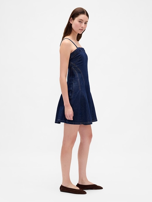 Image number 3 showing, Denim Mini Dress
