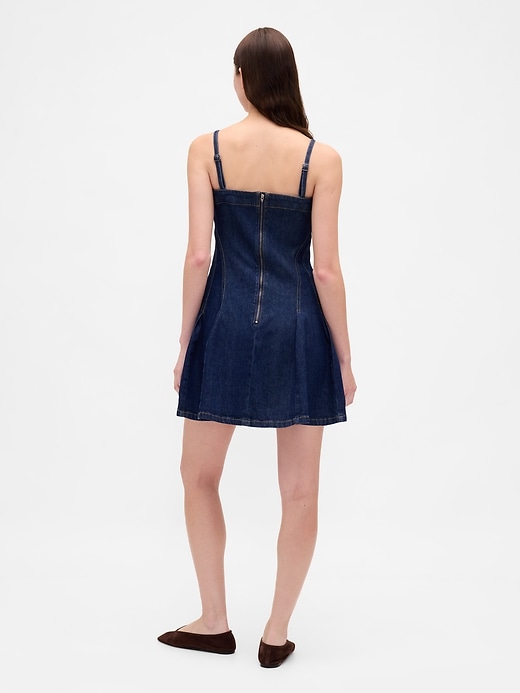 Image number 2 showing, Denim Mini Dress
