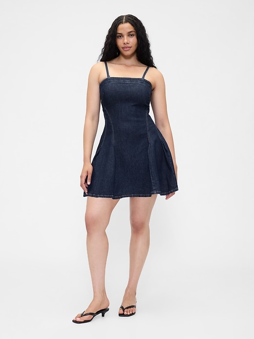 Image number 4 showing, Denim Mini Dress