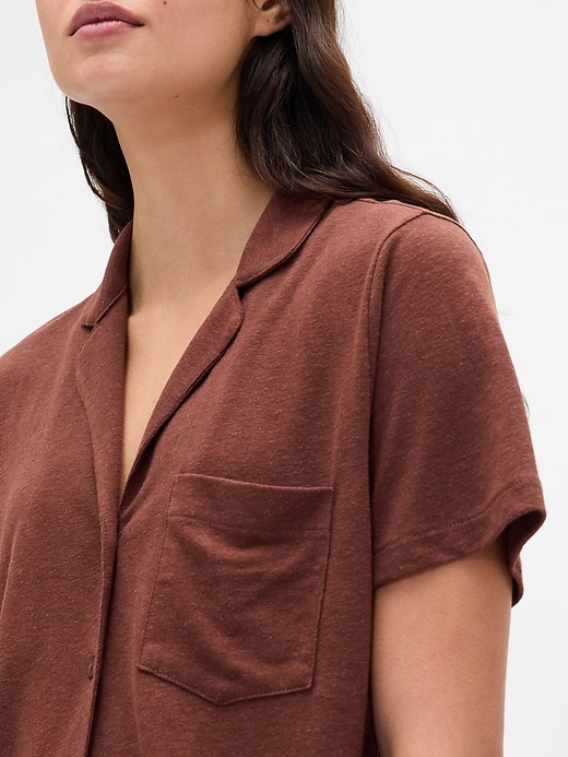 Image number 4 showing, Ruffle PJ Shirt