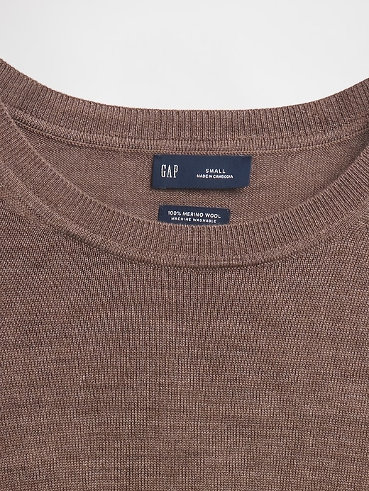 Image number 4 showing, 100% Merino Wool Crewneck Sweater
