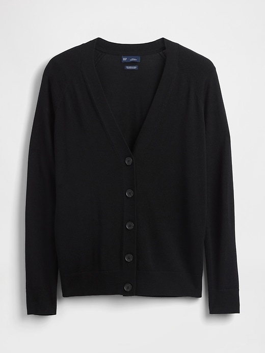 Image number 5 showing, 100% Merino Wool Boyfriend Cardigan
