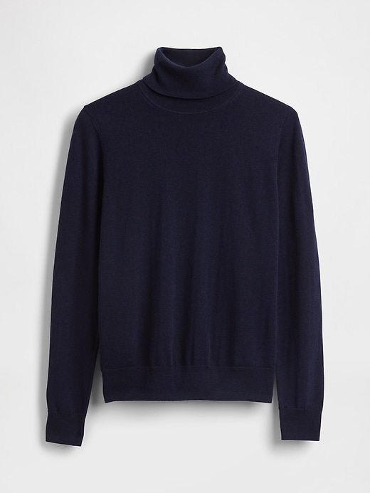 Image number 5 showing, 100% Merino Wool Turtleneck Sweater