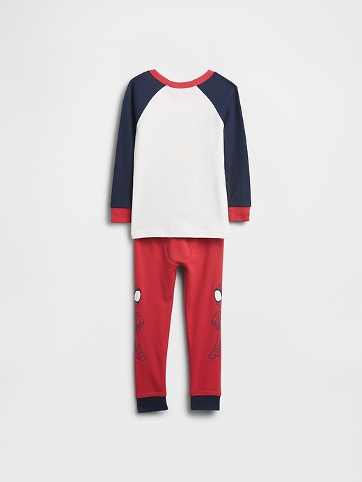Image number 2 showing, Baby & Toddler Marvel Organic Brushed Cotton PJ Set