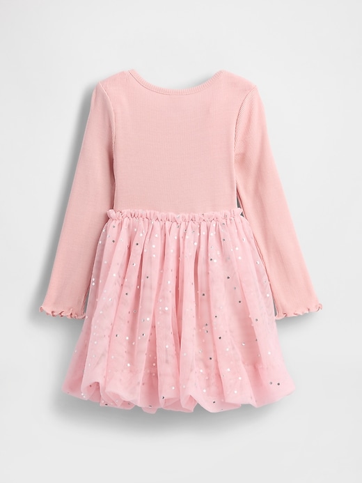 Image number 3 showing, Baby & Toddler Mixed Media Bubble Dress