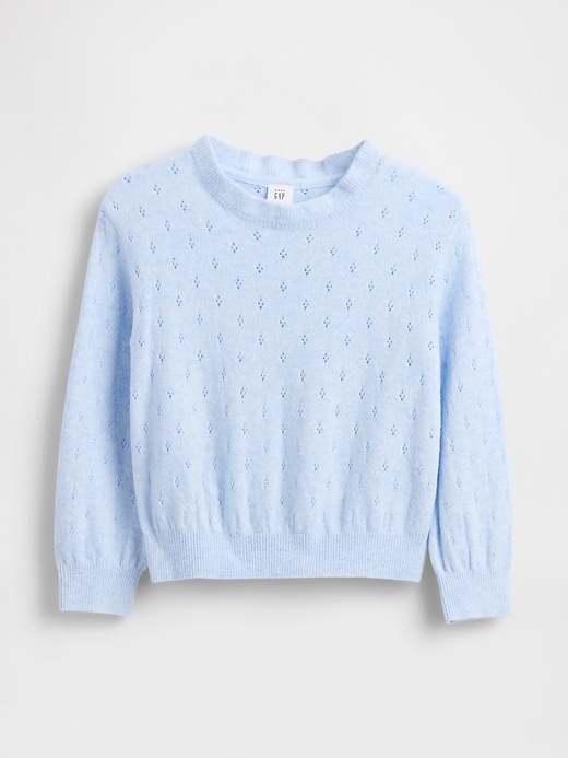 Image number 2 showing, Baby & Toddler CashSoft Pointelle Sweater