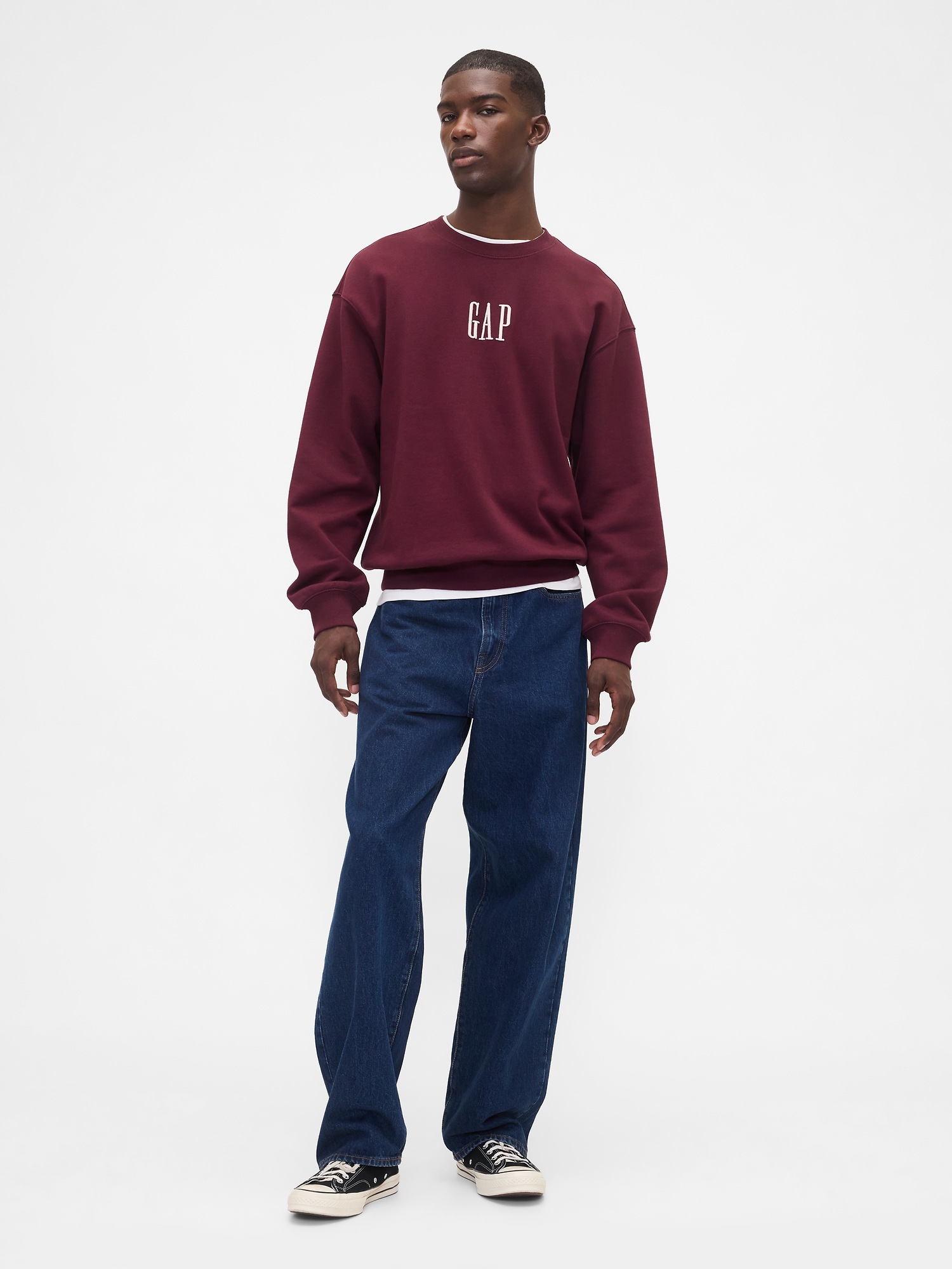 Heavyweight Oversized Logo Sweatshirt | Gap