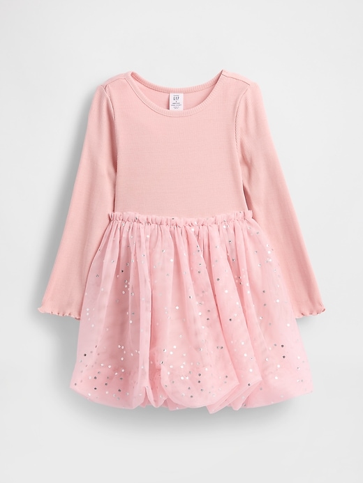 Image number 2 showing, Baby & Toddler Mixed Media Bubble Dress