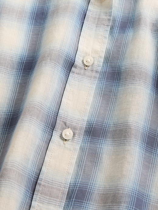 Image number 4 showing, Voile Plaid Shirt