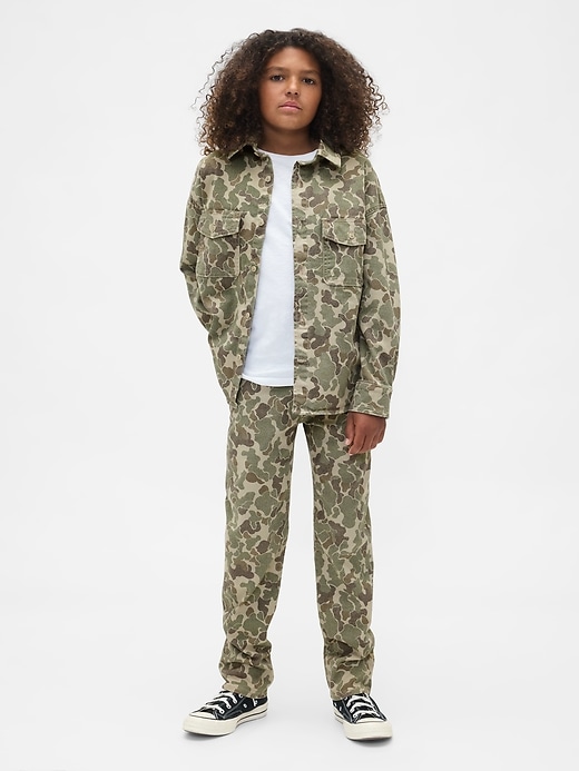 Image number 4 showing, Kids Relaxed Camo Denim Shirt