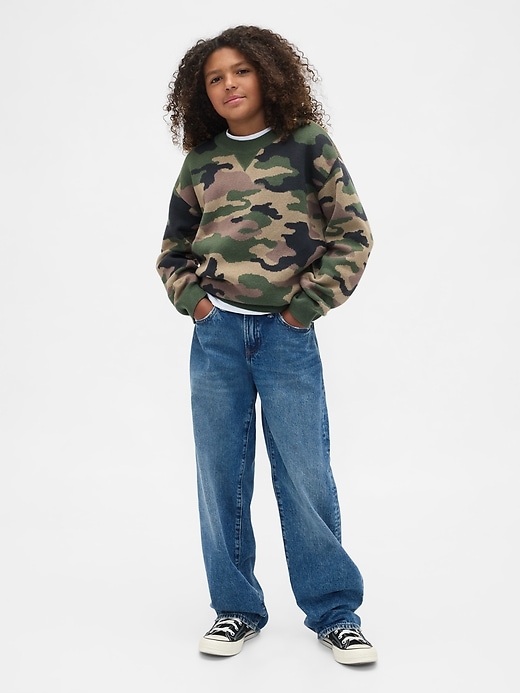 Image number 4 showing, Kids Relaxed Crewneck Sweater