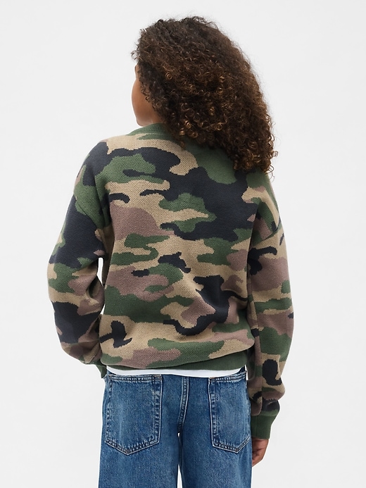 Image number 3 showing, Kids Relaxed Crewneck Sweater