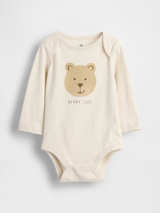 Image number 1 showing, Baby First Favorites Organic Cotton Graphic Bodysuit