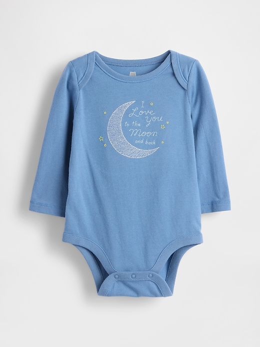 Image number 1 showing, Baby First Favorites Organic Cotton Graphic Bodysuit