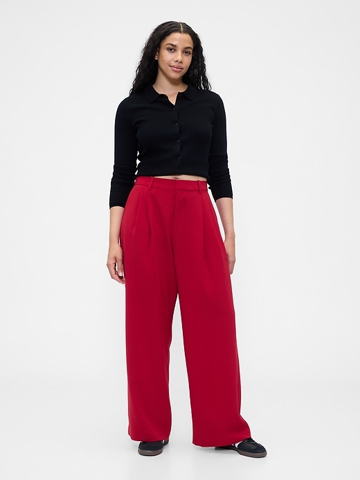 Image number 5 showing, 365 High Rise Pleated Trousers