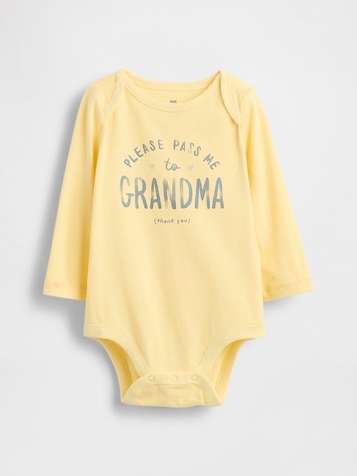 Image number 1 showing, Baby First Favorites Organic Cotton Graphic Bodysuit