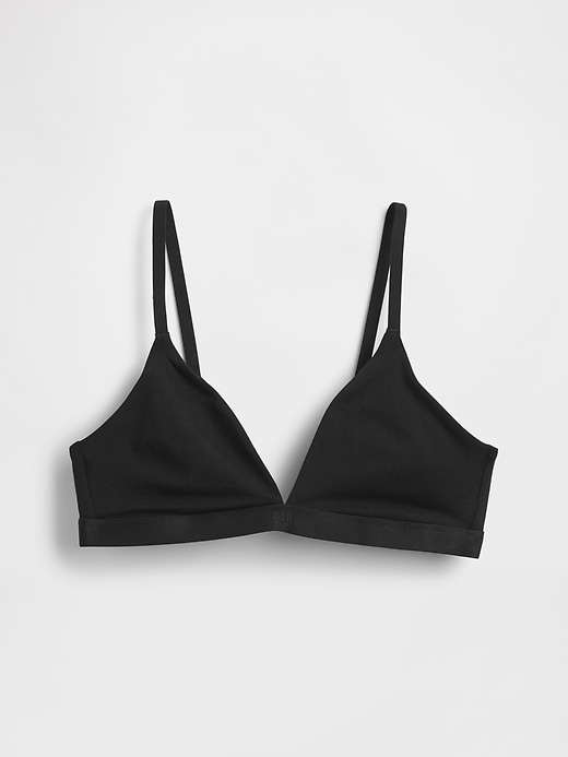 Image number 4 showing, Organic Stretch Cotton Triangle Bra