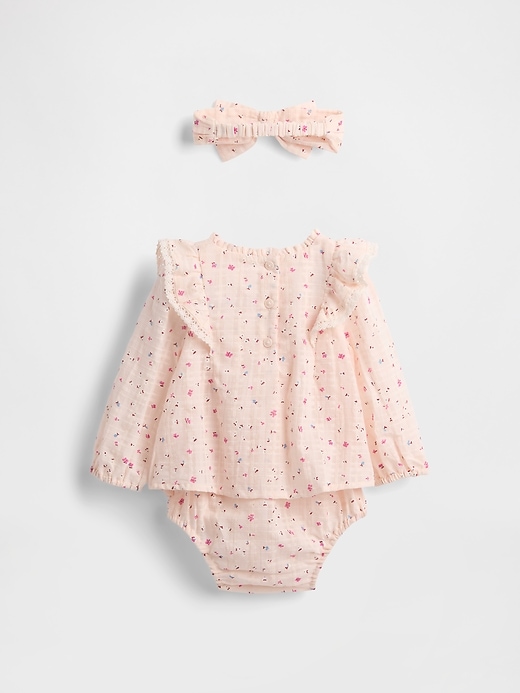 Image number 2 showing, Baby Bodysuit Dress Set