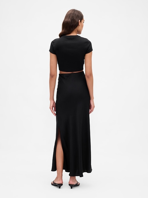Image number 2 showing, Maxi Slip Skirt