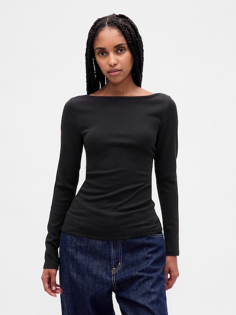 Modern Boatneck T-Shirt
