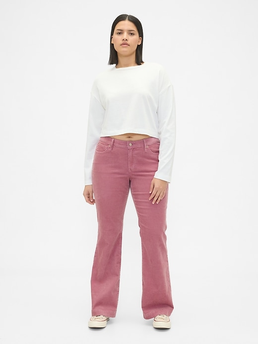 Image number 5 showing, Low Rise Corduroy Long & Lean Jeans
