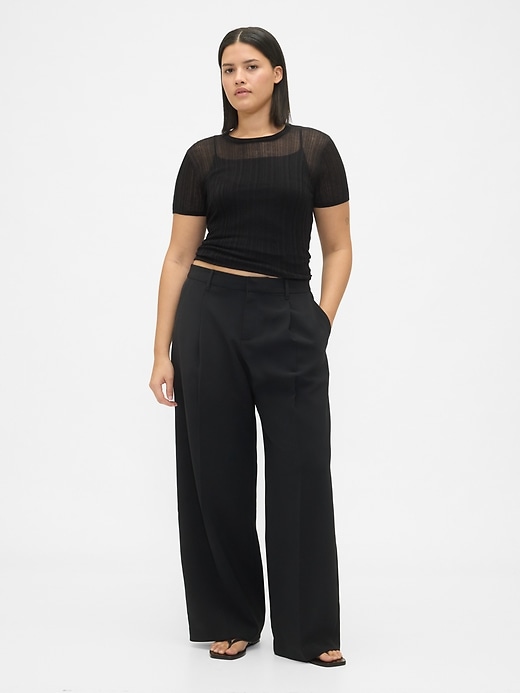 Image number 5 showing, 365 Low Rise Pleated Wide-Leg Trousers
