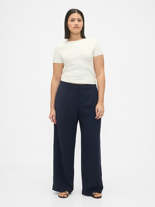 Image number 5 showing, 365 Low Rise Pleated Wide-Leg Trousers