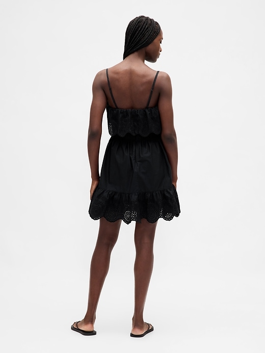 Image number 2 showing, Eyelet Ruffle Mini Dress