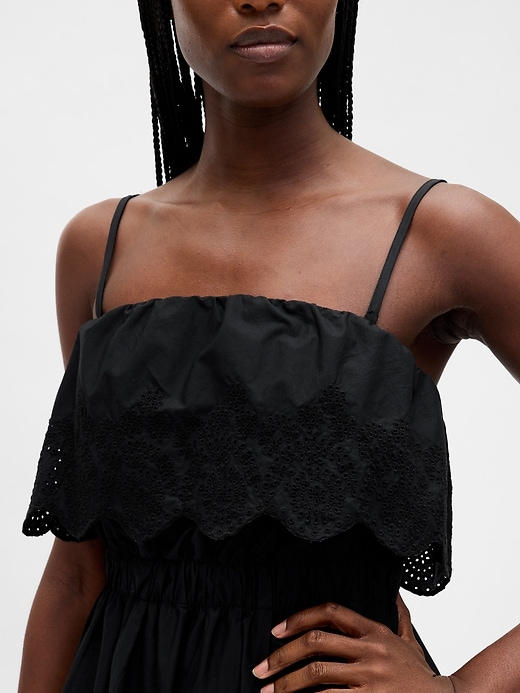 Image number 4 showing, Eyelet Ruffle Mini Dress