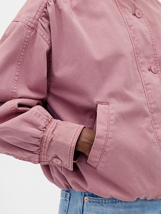 Image number 4 showing, Twill Bubble Jacket