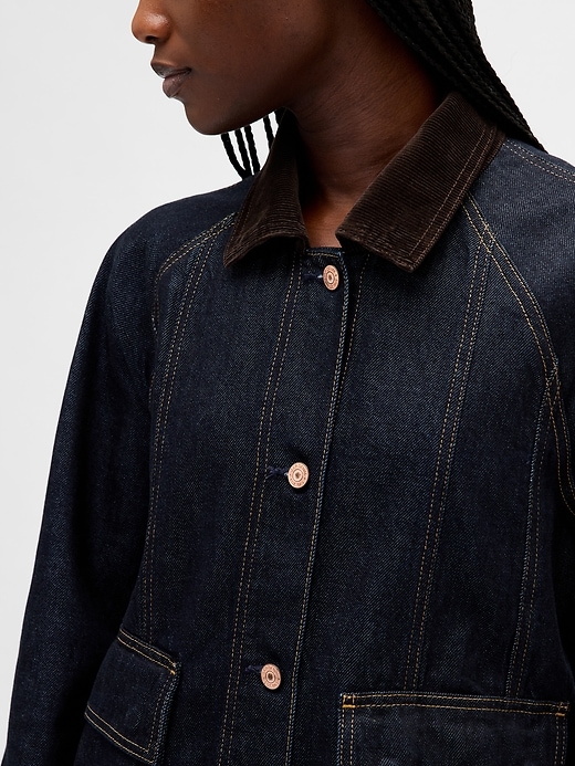 Image number 4 showing, UltraSoft Denim Swing Chore Jacket