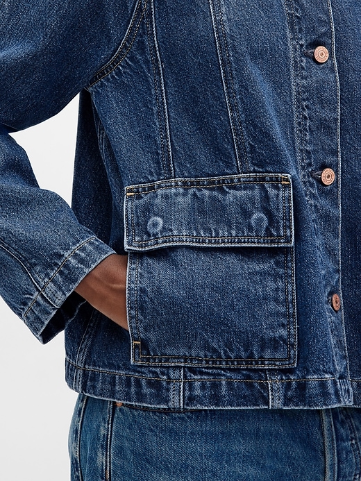 Image number 4 showing, UltraSoft Denim Swing Chore Jacket