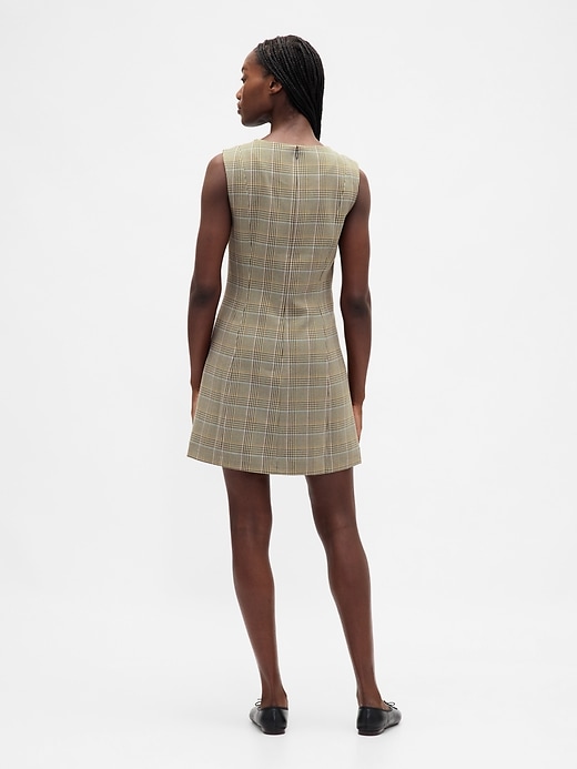 Image number 2 showing, High-Neck Mini Shift Dress