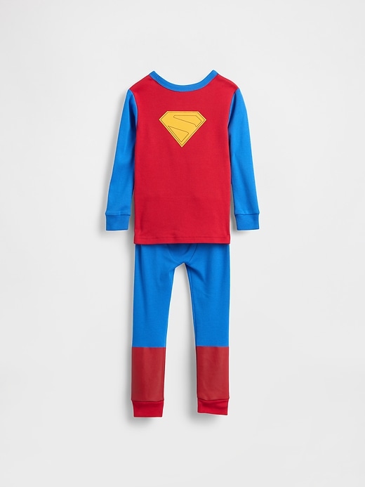 Image number 2 showing, Baby & Toddler Organic Brushed Cotton Superman PJ Set