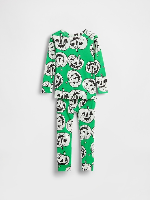 Image number 2 showing, Baby & Toddler Organic Brushed Cotton Halloween PJ Set