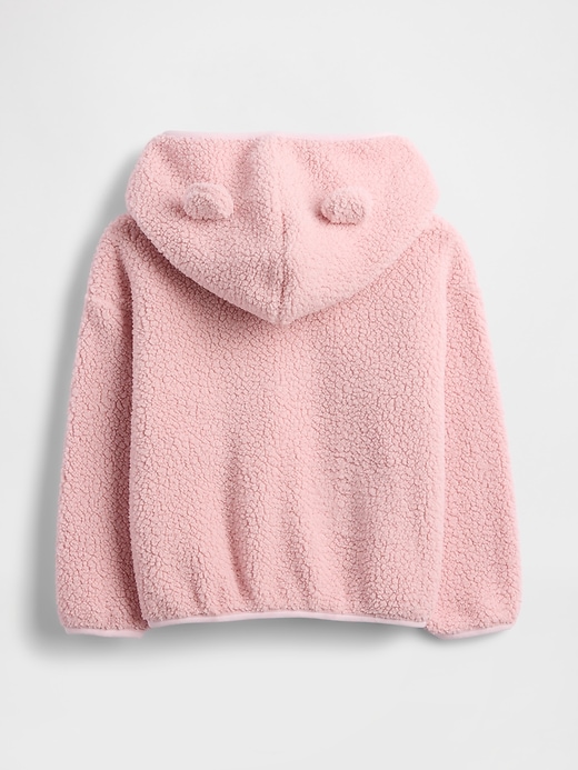 Image number 2 showing, Baby & Toddler Sherpa Bear Zip Hoodie