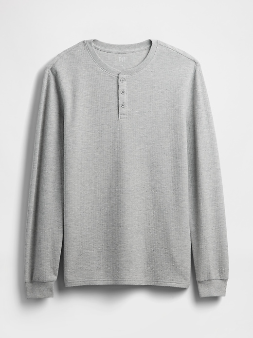 Image number 5 showing, Rib Henley PJ Shirt