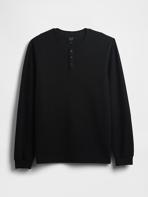 Image number 4 showing, Rib Henley PJ Shirt