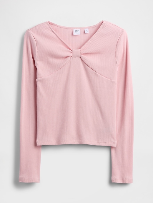 Image number 2 showing, Kids Bow-Neck T-Shirt