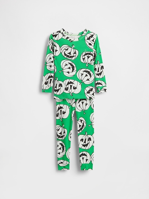 Image number 1 showing, Baby & Toddler Organic Brushed Cotton Halloween PJ Set