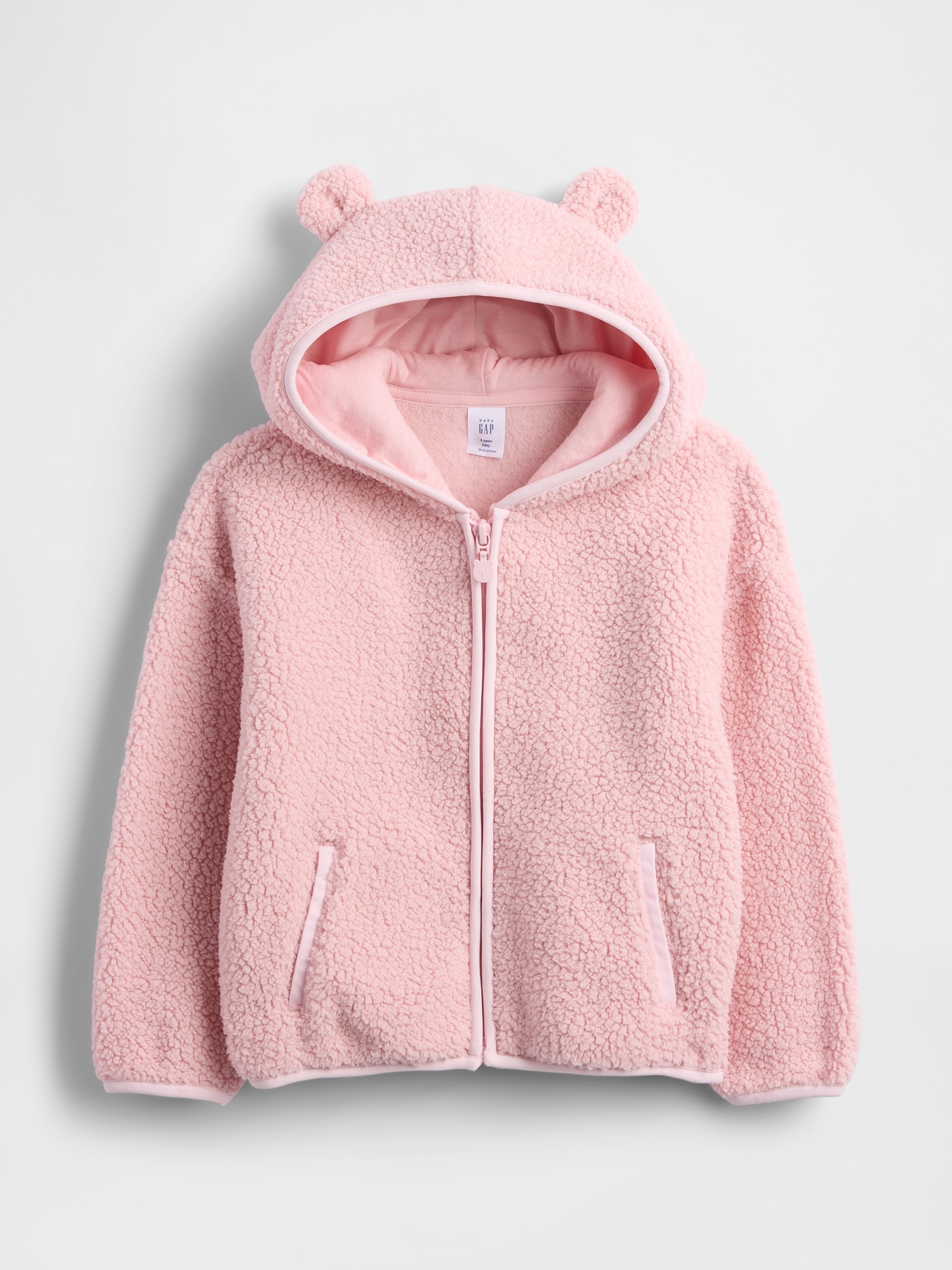 Baby & Toddler Sherpa Bear Zip Hoodie