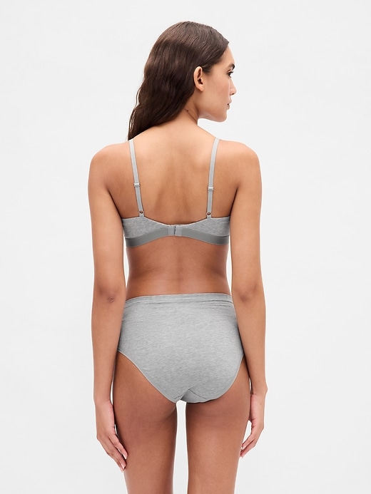 Image number 2 showing, Organic Stretch Cotton Triangle Bra