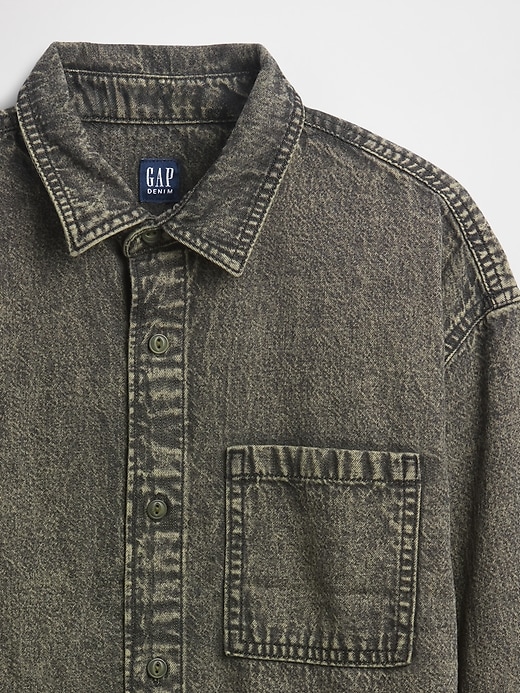 Image number 5 showing, Kids Denim Shirt