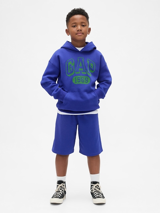 Image number 1 showing, Kids 8.5" VintageSoft Baggy Sweat Shorts