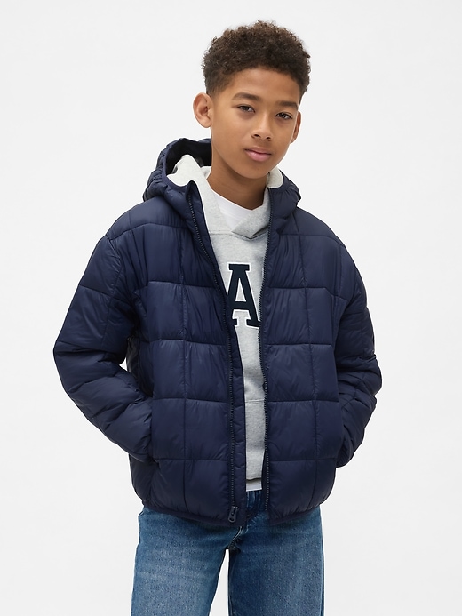 Image number 1 showing, Kids Recycled Lightweight Puffer Jacket