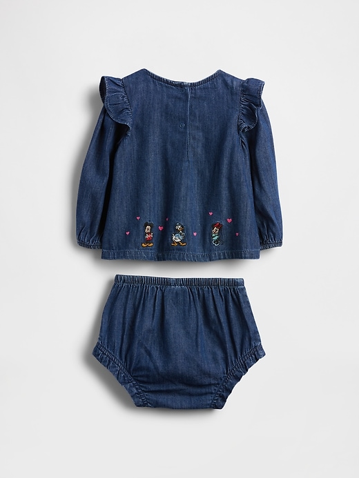 Image number 2 showing, Gap × Disney Baby Denim Outfit Set