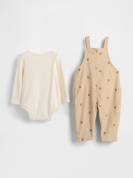 L'image numéro 2 présente Ensemble en velours côtelé pour Bébé