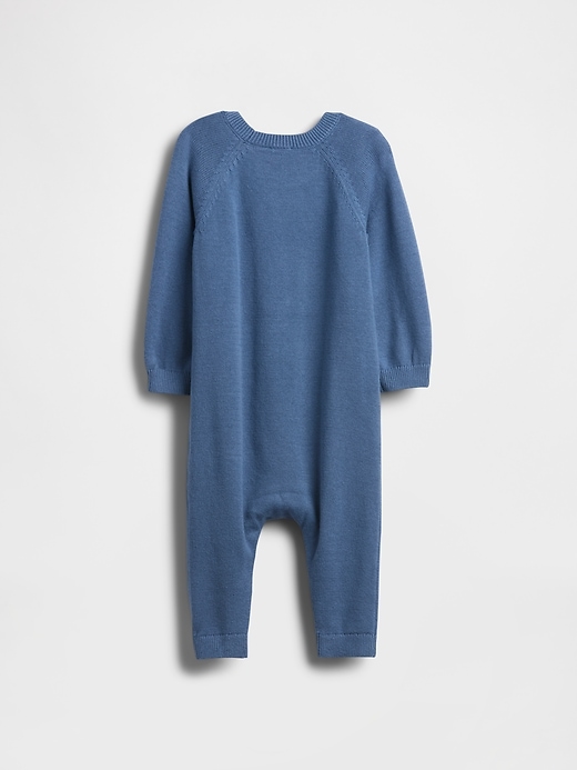 Image number 2 showing, Baby Bear Sweater One-Piece