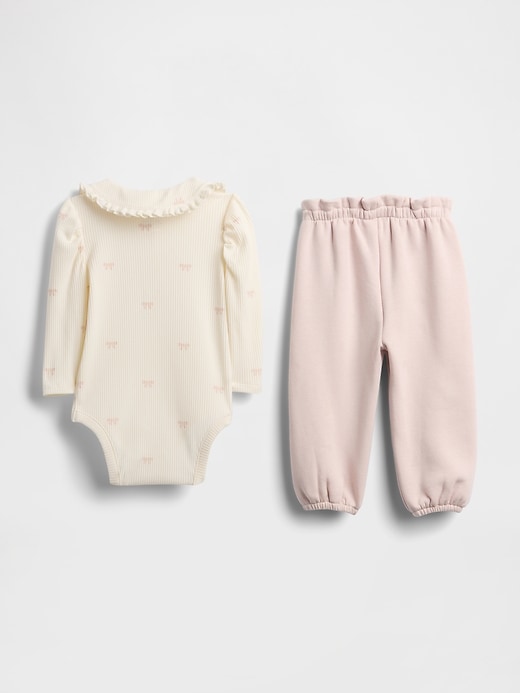 Image number 2 showing, Baby TinyRib Bodysuit Outfit Set